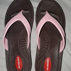Okabashi Women's Flip Flops Size ML (8-9)